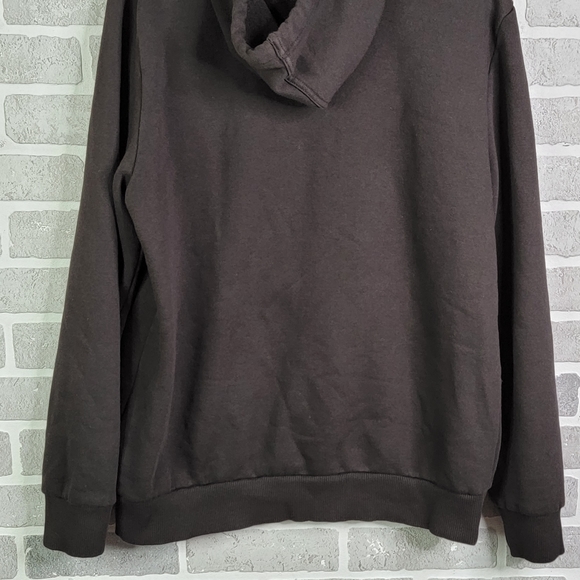 Calvin Klein CK Spell Out Block Letter Logo Black Sweatshirt Crewneck Men's L - Picture 8 of 13